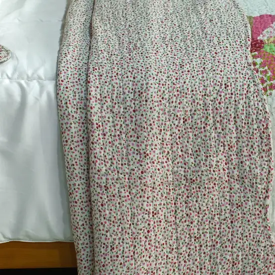 Round Midnight -  Cotton 3PC Vermicelli-Quilted Patchwork Quilt Set (Full/Queen Size) Photo 2
