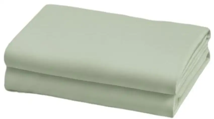 Sage Cotton King Pillowcases Photo 2