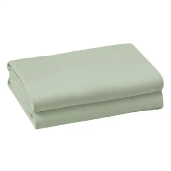 Sage Cotton King Pillowcases Photo 3