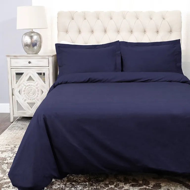 Sage 100% Cotton 300 Thread Count Washable Duvet Cover Set Photo 5