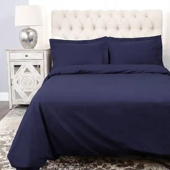 Sage  100% Cotton 300 Thread Count Washable Duvet Cover Set Photo 5