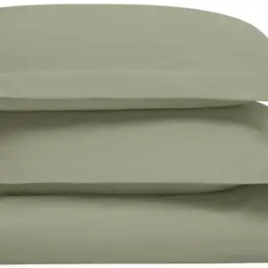 Photo of Sage King Cotton Blend Washable Duvet Cover Set