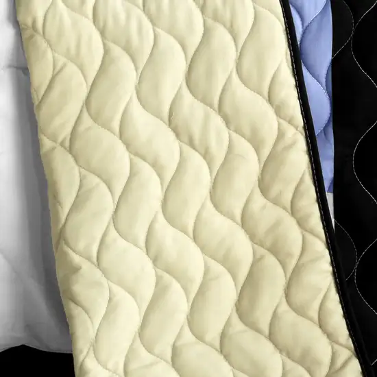 Same Memory -  3PC Vermicelli - Quilted Patchwork Quilt Set (Full/Queen Size) Photo 4