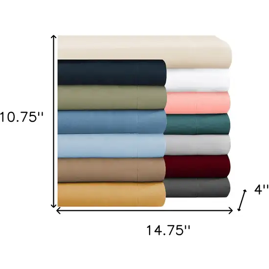 Sea Green King Cotton Blend Washable Duvet Cover Set With Two Shams Photo 6