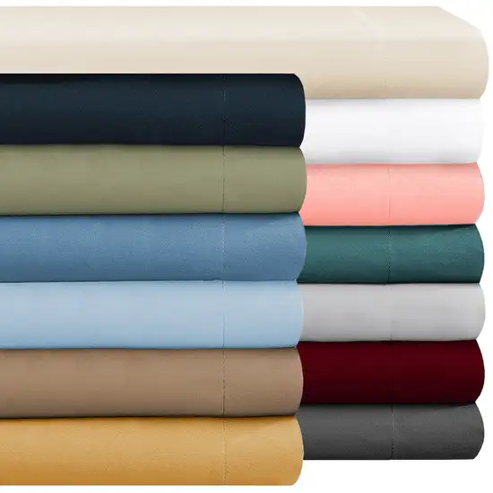 Sea Green King Cotton Blend Washable Duvet Cover Set With Two Shams Photo 1