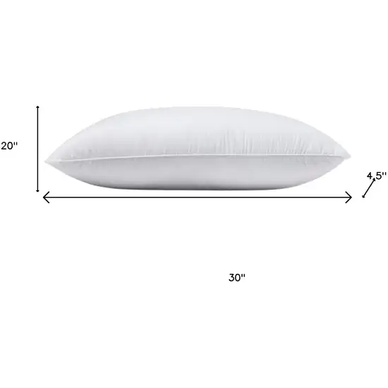 Set of Two Down Alternative Firm Queen Size Bed Pillows Photo 6