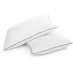 Photo of Set of 2 Queen size Memory Foam Pillow with Removable Machine Washable Cover
