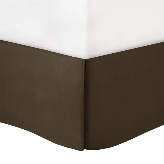 Set of Seven Coral And Brown Striped King Ring Stitch Polyester Sham And Comforter Photo 5