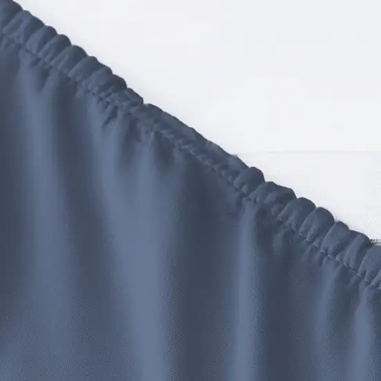 Set of Six Blue Tencel Lyocell Satin Photo 3