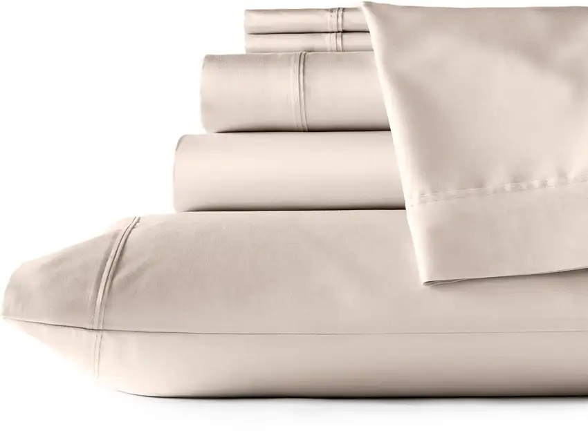 Set of Six Blush Tencel Lyocell Satin Photo 4