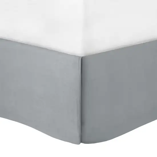 Set of Six Gray And Ivory Damask  Ring Stitch Sham And Comforter Photo 6