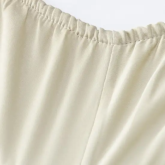 Set of Six Ivory Tencel Lyocell Satin Photo 3