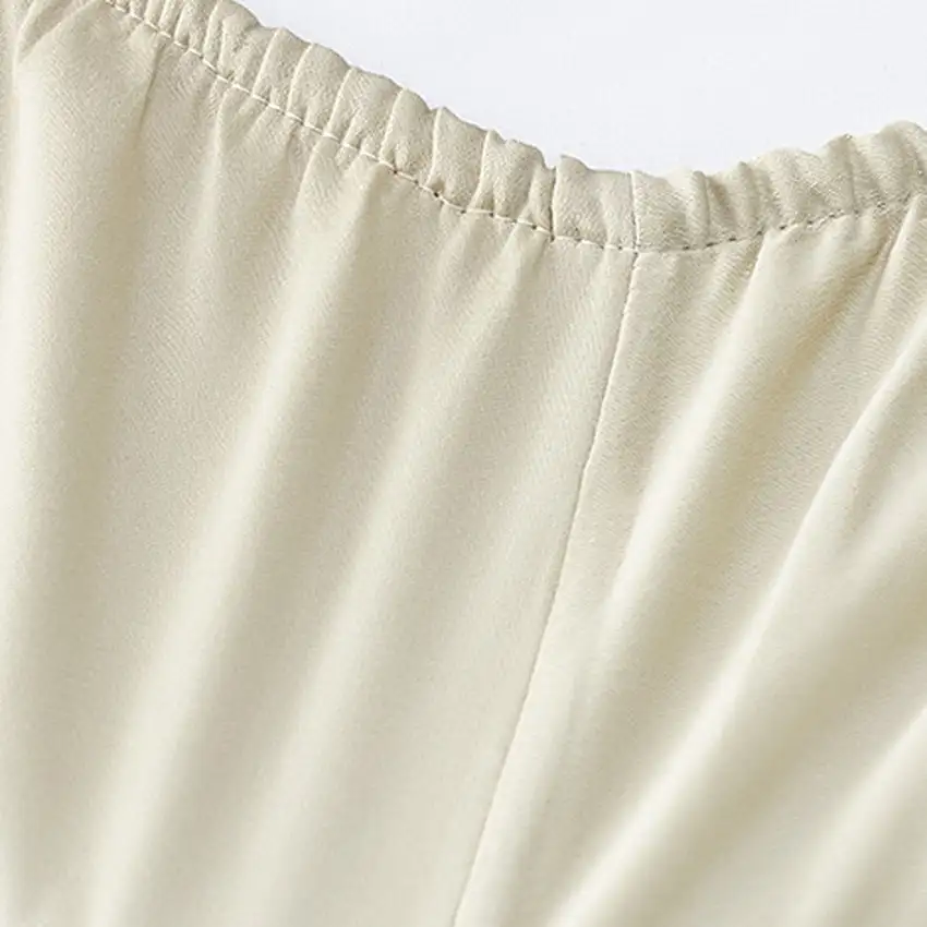 Set of Six Ivory Tencel Lyocell Satin Photo 3