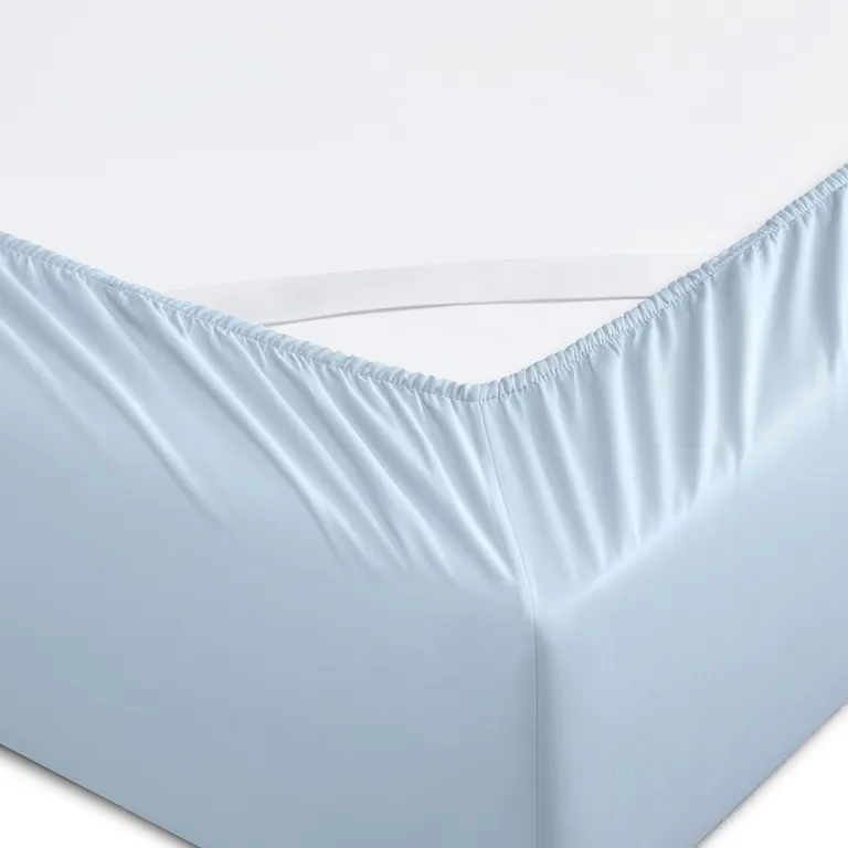 Set of Six Powder Blue Tencel Lyocell Satin Photo 5