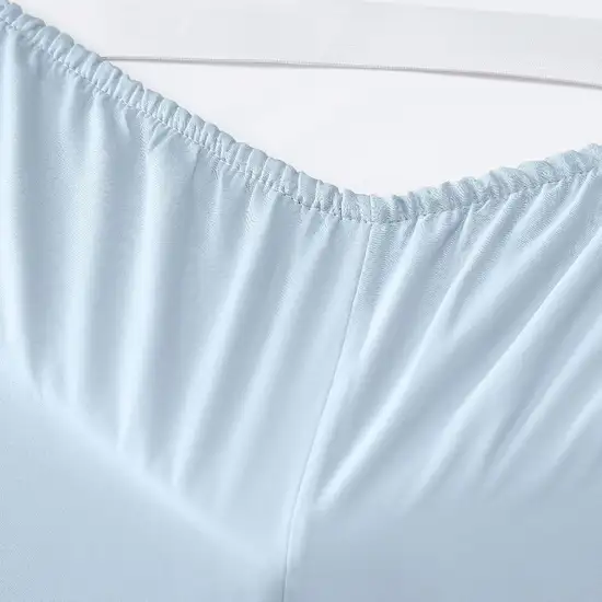 Six Piece Powder Blue Tencel Lyocell King Sheet Set Photo 6