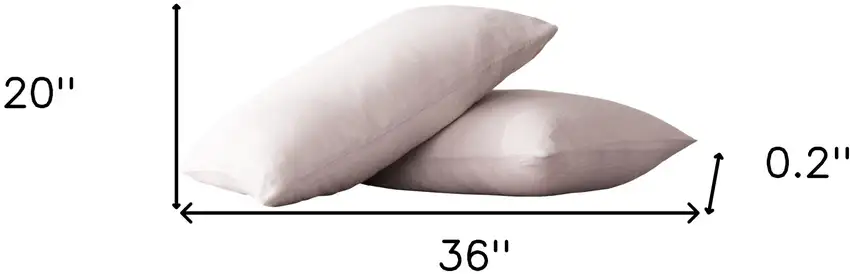Set of Two Champagne Pink Linen Pillowcases Photo 6