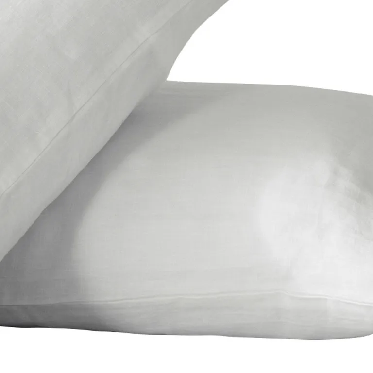 Set of Two Linen Pillowcases Photo 3