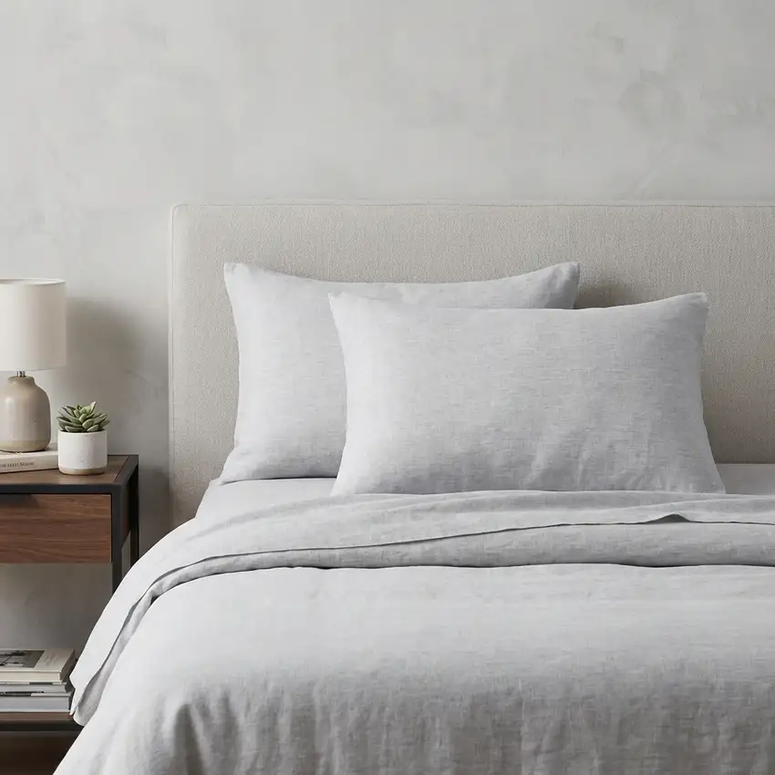 Set of Two Cloud Linen Standard Pillowcases Photo 1