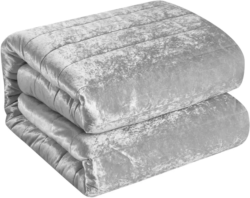 Silver King Polyester 180 Thread Count Washable Down Comforter Set Photo 2