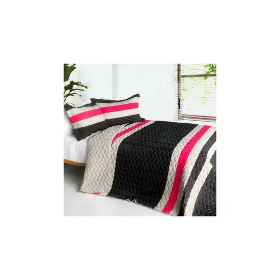Silver Linings Playbook -  3PC Patchwork Quilt Set (Full/Queen Size) Photo 1