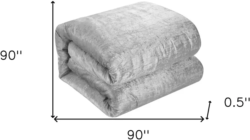 Silver Queen Polyester 180 Thread Count Washable Down Comforter Set Photo 9
