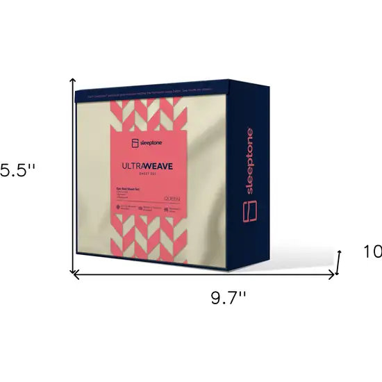 Six Piece Cream Microfiber Sheet Set Photo 8