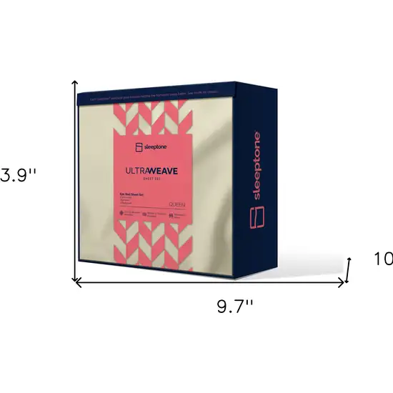 Six Piece Cream Microfiber Sheet Set Photo 8