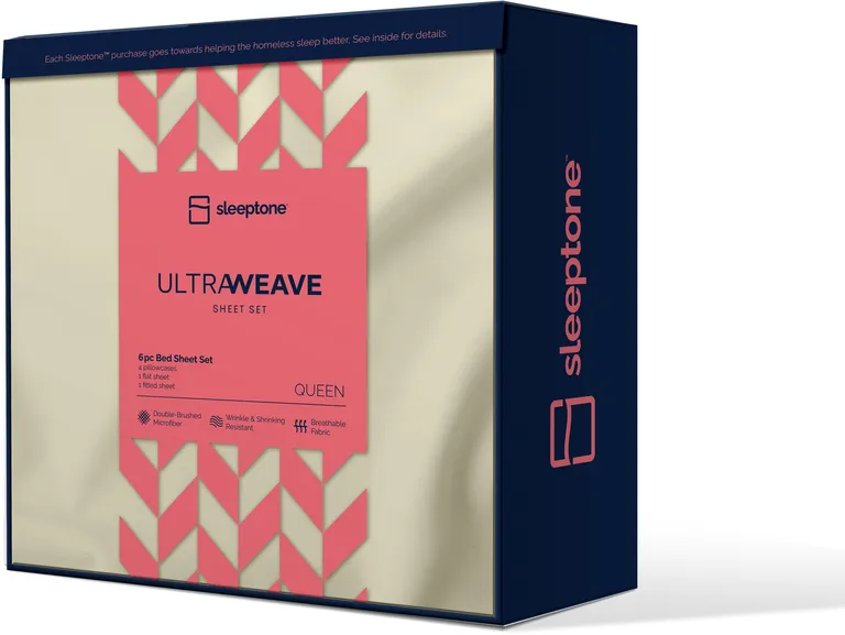 Six Piece Cream Microfiber Sheet Set Photo 1