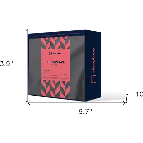 Six Piece Gray Microfiber Sheet Set Photo 8