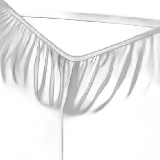 Six Piece Silver Microfiber King Sheet Set Photo 3