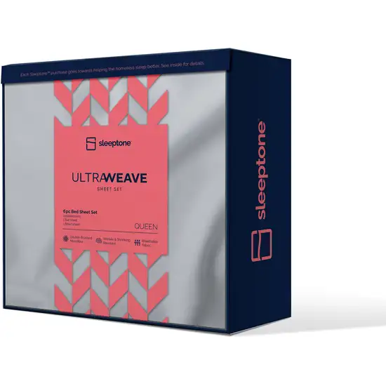 Six Piece Silver Microfiber Sheet Set Photo 1