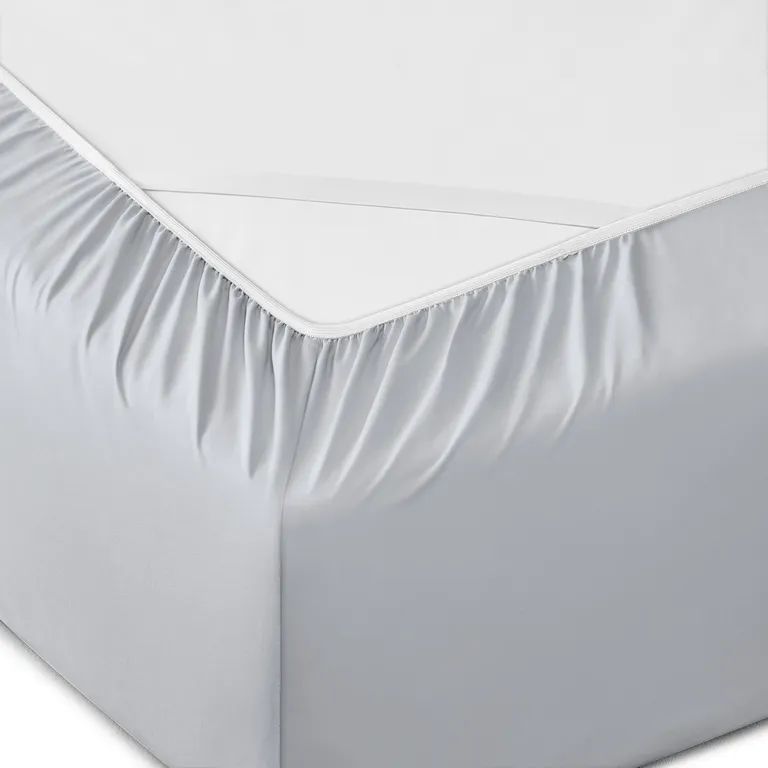 Six Piece Silver Microfiber Sheet Set Photo 4