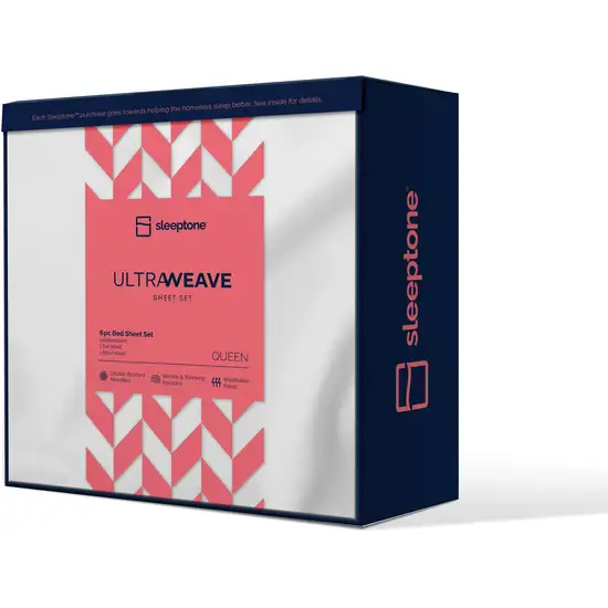 Six Piece White Microfiber Sheet Set Photo 1