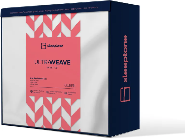 Six Piece White Microfiber Sheet Set Photo 1