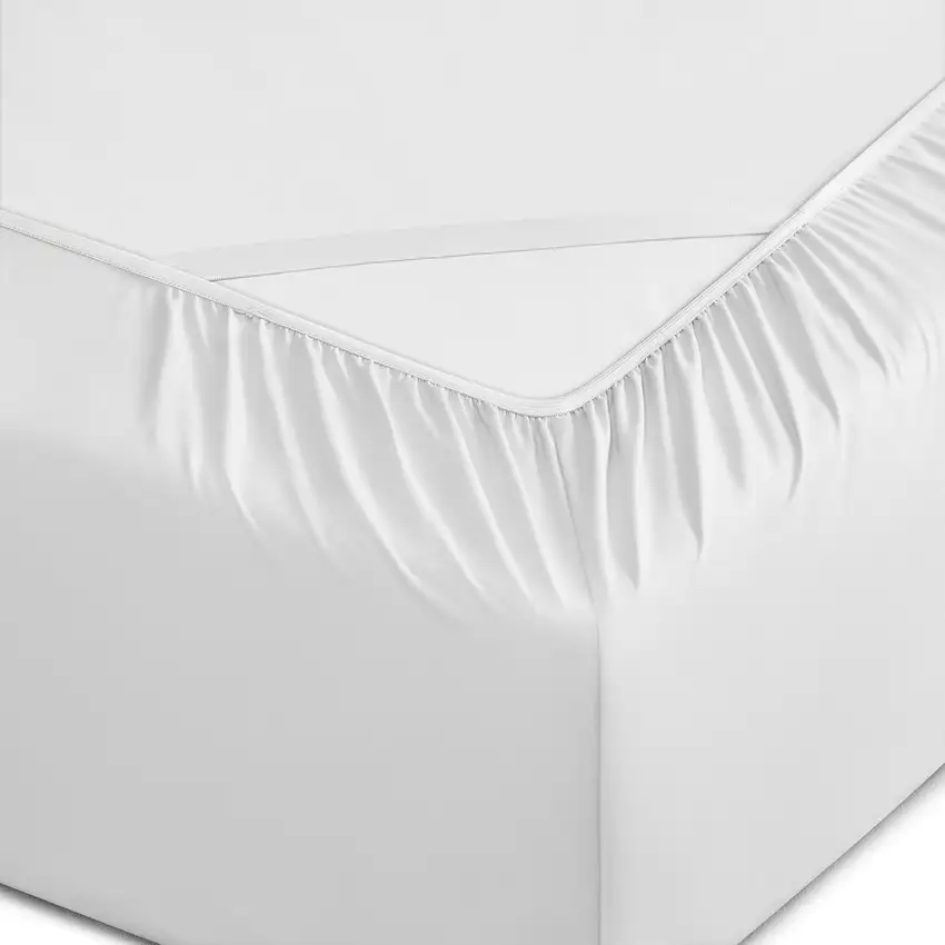Six Piece White Microfiber Sheet Set Photo 7