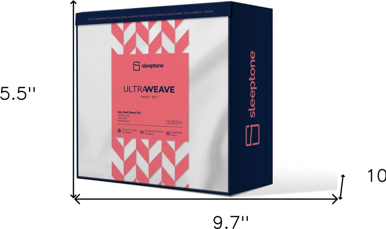 Six Piece White Microfiber Sheet Set Photo 2