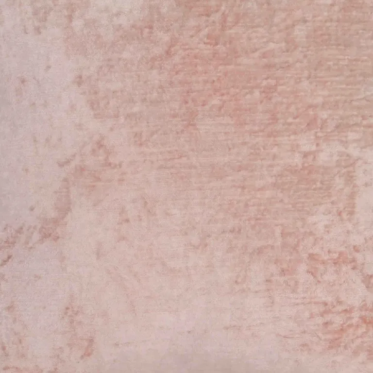 Square Fabric Throw Pillow with Solid Color and Flanged Edges, Pink Photo 5