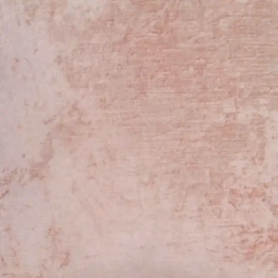 Square Fabric Throw Pillow with Solid Color and Flanged Edges, Pink Photo 3