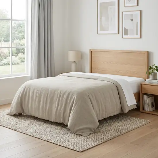 Stone King Linen Dry Clean Only Polyester Down Alternative Comforter Photo 1
