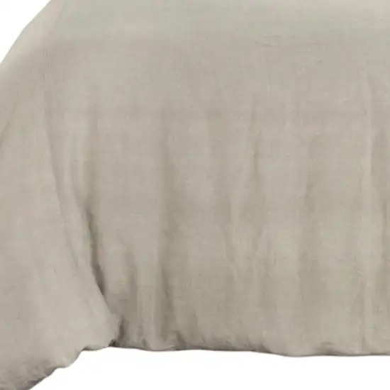 Stone King Linen Dry Clean Only Polyester Down Alternative Comforter Photo 3