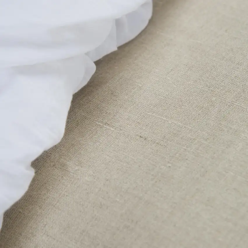 Stone King Linen Dry Clean Only Polyester Down Alternative Comforter Set With Two Shams Photo 1