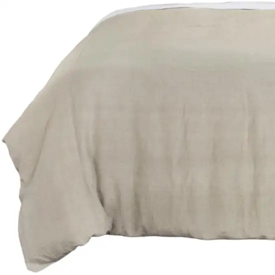Stone Queen Linen Dry Clean Only Polyester Down Alternative Comforter Photo 4