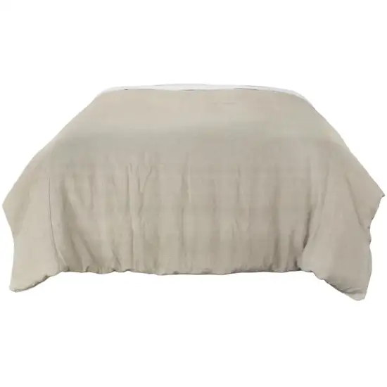 Stone Queen Linen Dry Clean Only Polyester Down Alternative Comforter Photo 3