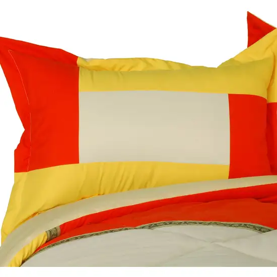 Summer Sunrise -  Quilted Patchwork Down Alternative Comforter Set (Twin Size) Photo 2