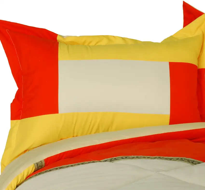 Summer Sunrise -  Quilted Patchwork Down Alternative Comforter Set (Twin Size) Photo 2
