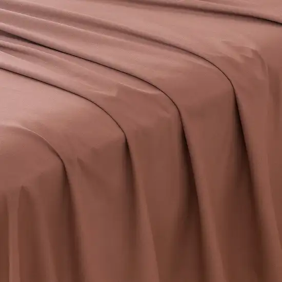 Three Piece Pink Cotton Twin Sheet Set Photo 3