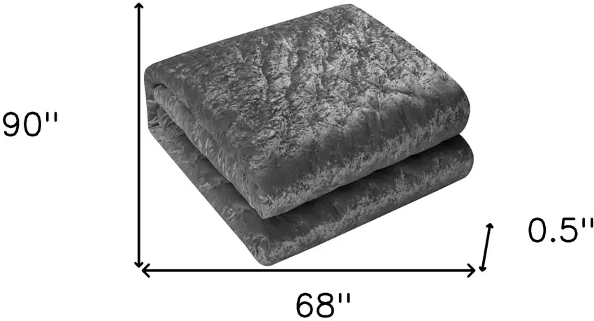 Gray Twin Polyester 220 Thread Count Washable Down Comforter Set Photo 8