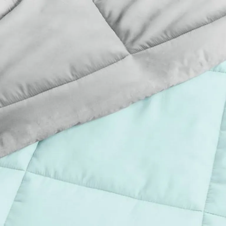 Twin/Twin XL 2-Piece Microfiber Reversible Comforter Set Photo 5