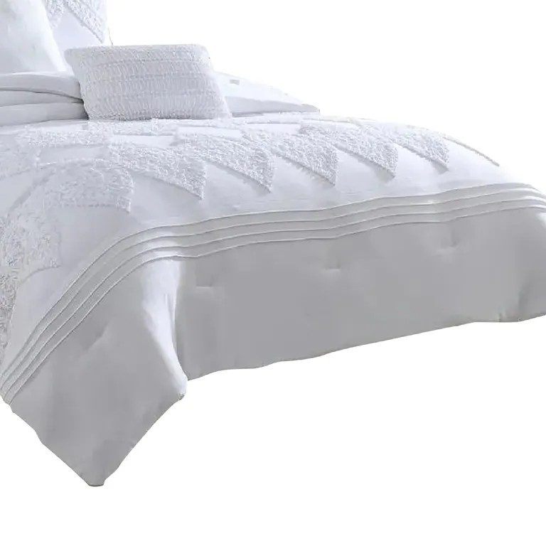 Tyler 8 Piece Queen Comforter Set, Ogee Design, The Urban Port Photo 4