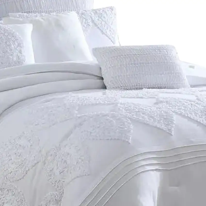 Tyler 8 Piece Queen Comforter Set, Ogee Design, The Urban Port Photo 3